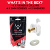 Bullfix Radiator Fixing Kit - Heavy Duty Plasterboard Fixings for