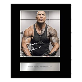 Dwayne Johnson Signed Mounted Photo Display The Rock