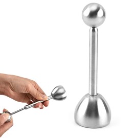 Egg Cutters, Egg Opener Durable Stainless Steel Egg Cutter Convenient Boiled Egg Cracker Egg Chopper Egg Cutter Eggshell Kitchen Tool 1pc