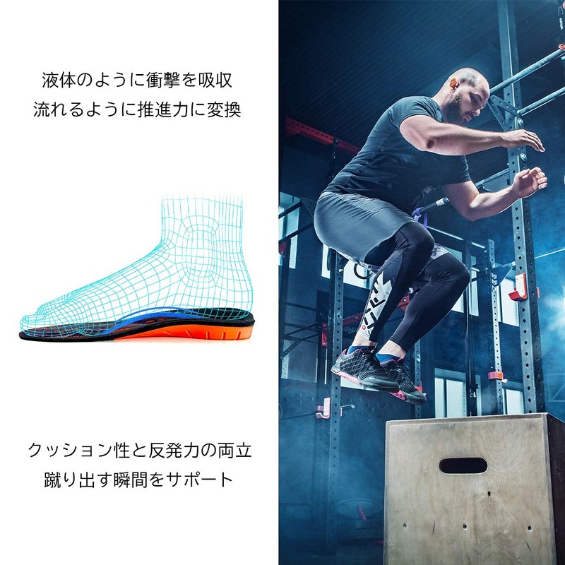 IWAMA HOSEI GYRO FLEXI Men's Insole, Shock Absorption, 10.0 -