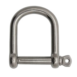 Extreme Max 3006.8234 BoatTector Stainless Steel Wide D Shackle - 1/2"