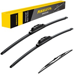 MIKKUPPA 26"+20"+16" Windshield Wiper Blades Replacement for 2008-2020 Dodge Grand Caravan, Front & Rear Wiper Blades Set, Durable Stable Quiet All Season (Pack of 3)