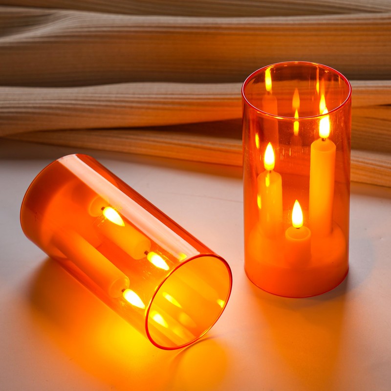 Da by Flameless Candle, Battery-Powered Candle with Remote Control and