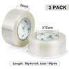 BOMEI PACK 3-Pack Mono Filament Strapping Tape 5.5mil x 2Inch