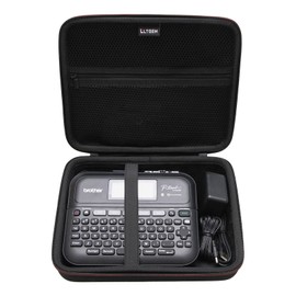LTGEM Case Compatible with Brother P-Touch PT- D610BT / PT-D410 / PTD600 / PT-D460BT/ PTD400AD Label Maker, Black