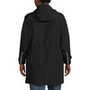Lands' End Womens Squall Raincoat Black Regular Medium