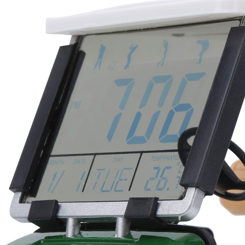 Golf Gift, Exquisite LCD Display Solid Golf Perpetual Calendar Cart,