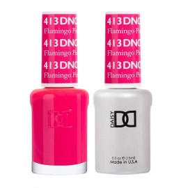 DND DUO Matching Gel & Lacquer #413 - Flamingo Pink