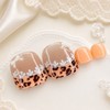 Hime Gyaru Leopard Handmade Pedi Tip - Paddy A /