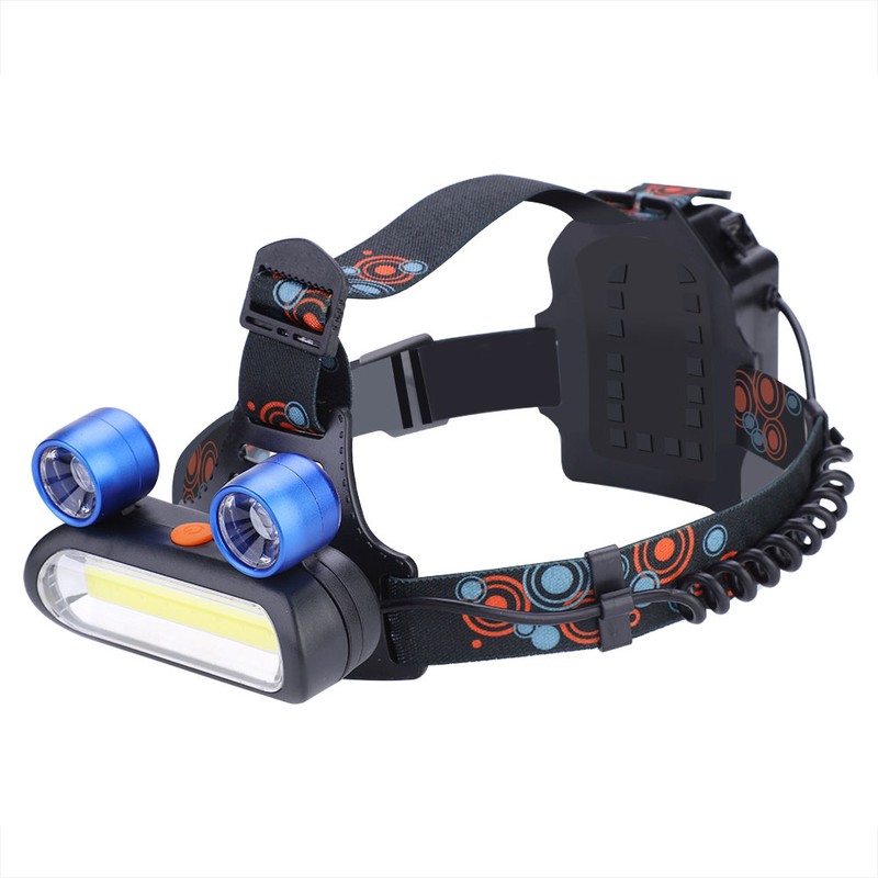 150000LM 2*LED COB Rechargeable 2*18650 Headlamp Head USB Light Torch