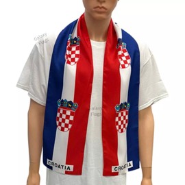 Unbranded Croatia Scarf / Croatia Flag Scarf / Croatia Scarves