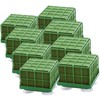 Lyellfe 8 Pack Square Floral Foam Cage, Floral Foam Blocks