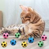 Andiker 12 PCS Cat Soccer Ball Toys, Soft Latex Noise-Free
