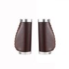 Short Ergonomic Handles for Brompton Eco Leather Type M Dark