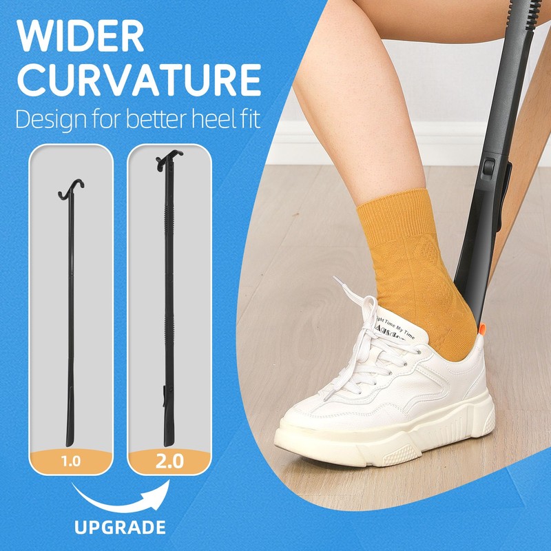 36 Inch Adjustable Long Handled Shoe Horn - Dressing Stick