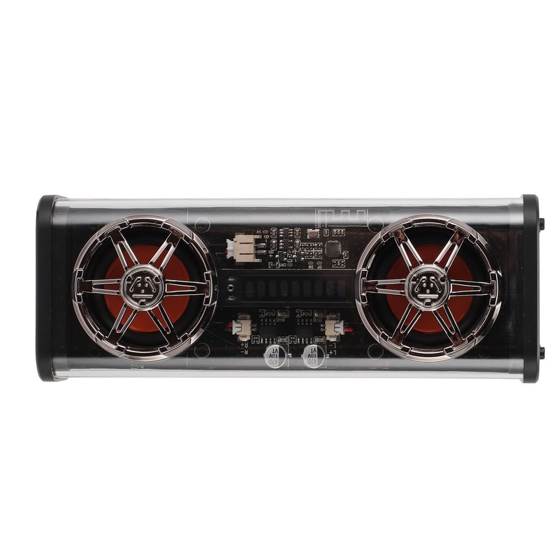 Transparent Bluetooth Speaker 2x5W Subwoofer Portable Wireless Bluetooth 5.3 Speakers