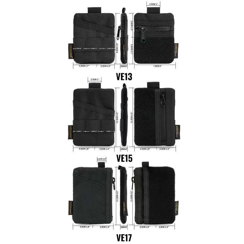 VIPERADE VE13 Mini EDC Pouch, Small EDC Organiser Bag with