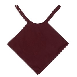 MIP Napkin Style Dignified Adult Clothing Protector, 45x45cm, Maroon