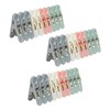 Clothes Pegs, Non-Slip Strong Elastic Plastic Washing Pegs with Durable