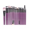20 Pcs Makeup Brush Set Eyeshadow Eyebrow Powder Foundation Contour