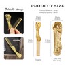 Mini Hair Beard Mustache Comb Brush Combs Metal Travel Folding