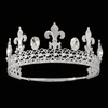 Retro Men's Metal Round Crown King Ornament Royal Cosplay Props