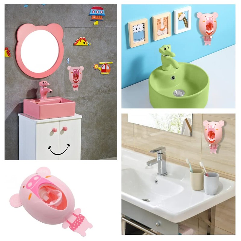 Toothpaste Squeezer Cartoon Shaped Toothpaste Holder Automatic Toothpaste Dispenser for