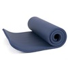 Pilates Home Training Non-Slip Mat 20mm Yoga Mat Dark Navy 2ea