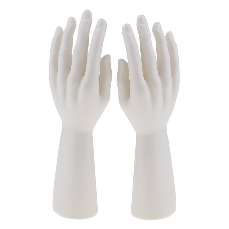 Baoblaze Decorative Hand Jewellery Holder Display Mannequin Hands 1 Pair