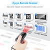 Eyoyo Mini 2D Bluetooth Barcode Scanner, 3 in1 Bluetooth &