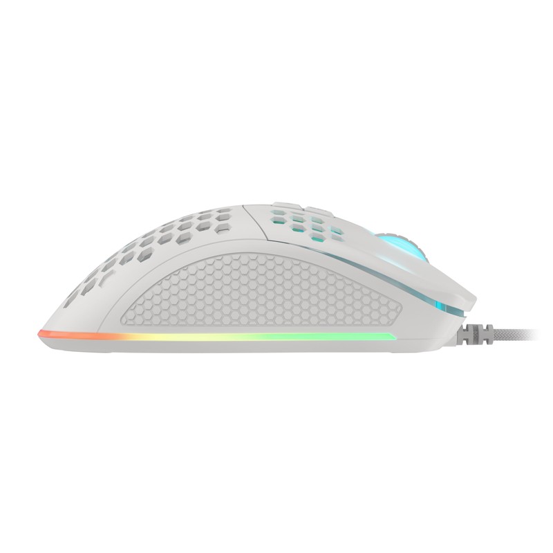 Genesis Gaming Maus KRYPTON 555 RGB kabelgebunden weiß