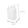 Healeved Pump Bottle Efficient Liquid Dispenser Large Capacity Pump Bottle