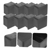 IWOWHERO 20Pcs Chair Feet Caps Square PVC Furniture Leg Protectors