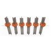 LockJawz Electric Fence T Post Insulators (25)pk - Orange (T-360)