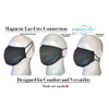 MAGNEMASQUE™ 3-PLY ADVANCED EAR-FREE FACE MASK LOT – Large Size