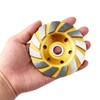 2 Pieces 4 Inch Concrete Stone Ceramic Turbo Diamond Grinding