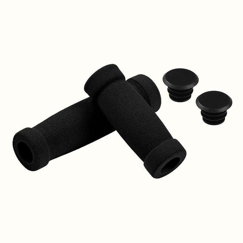 Retrospec Chatham Foam Bike Handle Grips - Comfortable Non-Slip Bicycle