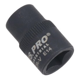 E14 Female Impacted Impact Torx Star E Socket 3/8in Drive Shallow