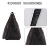 X AUTOHAUX Shift Boot Cover Dust Proof Car Carbon Fiber