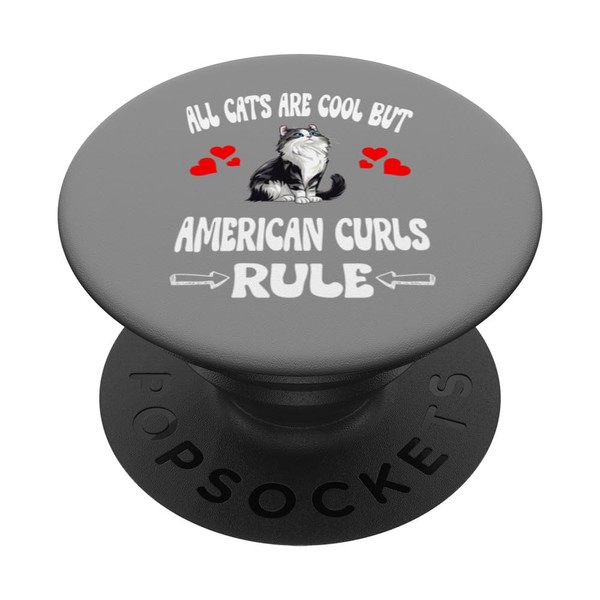 Alle Katzen sind cool, aber American Curls regieren PopSockets Klebender