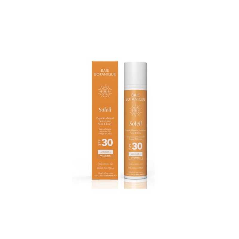 Baie Botanique Soleil Mineral SPF 30 Sunscreen | Mineral SPF30