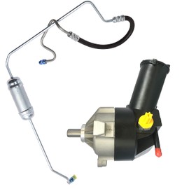 Power Steering Pump and Hose Kit - Replacement for 2002-2007 Ford Taurus; Mercury Sable; 3.0L V6 - Dynamic Power Steering 41406K3