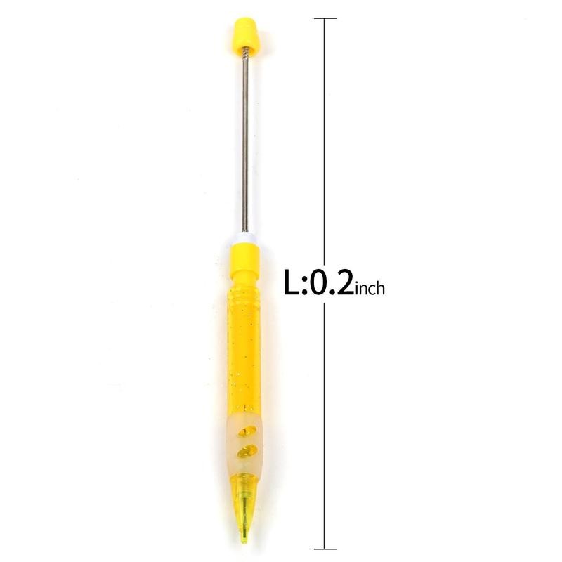 【P3】Qty 5 Diy beaded pencil no sharpening no ink writing