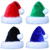Wgudzpj Santa Hat for Kids Christmas Hats, Plush Xmas Party