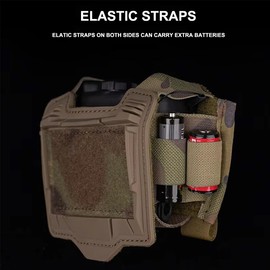 Tactical Helmet Battery Pouch Counterweight Pouch with Hook&Loop