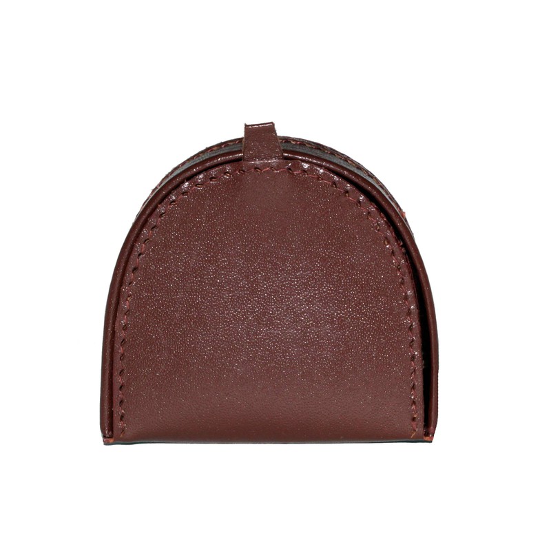 Lorenz Men's Leather Horse Shoe Shape Tray Coin Purse -