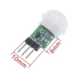 Ren He AM312 Set of 3 Pyroelectric Mini Human Infrared Sensitive Module, High Sensitivity PIR Human Sensor Module, Human Sensor, Motion Detector, Body Sensor Module