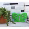 Plastic Napkin Holder Butterfly Shape (Green)