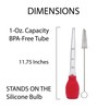 HIC Kitchen Roasting Stand-Up Turkey Baster, Heat Resistant