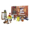 bruder 63102 Bworld Mountain Hut with Snowmobile & Figure 1:16